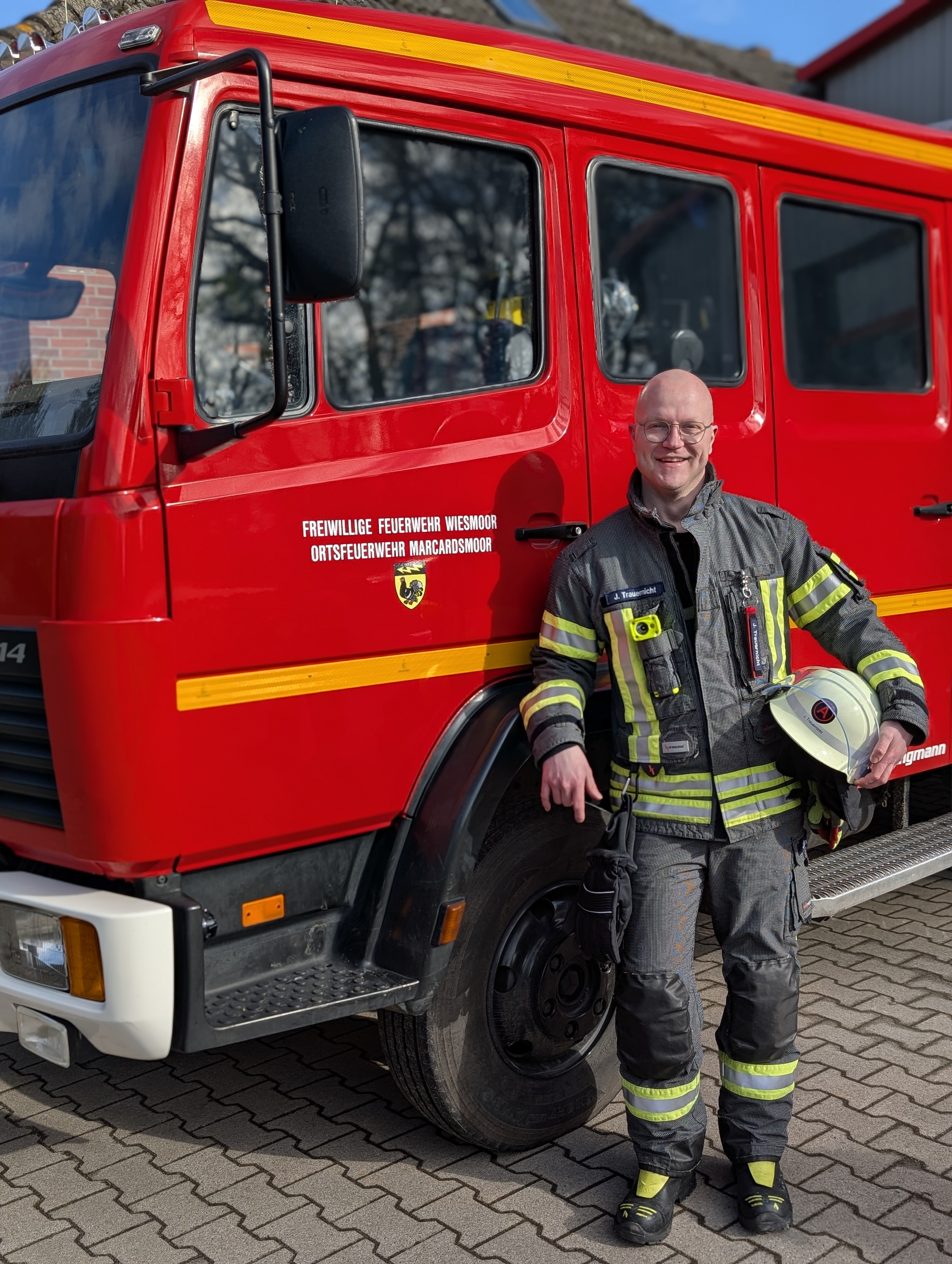 Ortsbrandmeister Jan Trauernicht